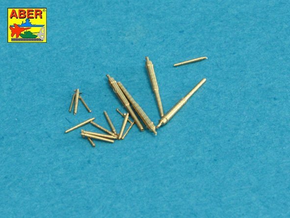 Aber 1/700L-34 Set of Barrels for Narvic classe destroyers type 1936A: 150mm x 5; 37mm x 8; 37mm(M42) x 10; 1/700