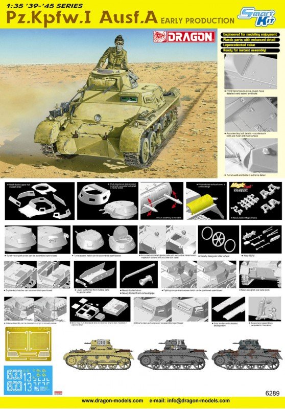 Dragon 6289 Pz.Kpfw. I Ausf. A 1/35 – image 2