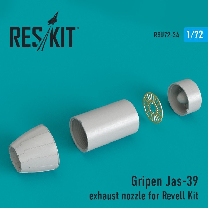 RESKIT RSU72-0034 Buse d'échappement Gripen Jas-39 pour Revell 1/72