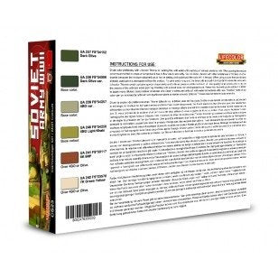 Lifecolor CS23 Acrylic paint set Soviet tanks 6x22ml – zdjęcie 2