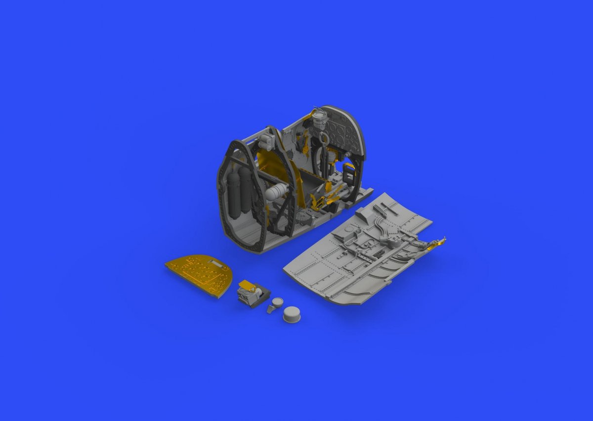 Eduard 632131 Spitfire Mk. IX cockpit 1/32 TAMIYA – zdjęcie 2