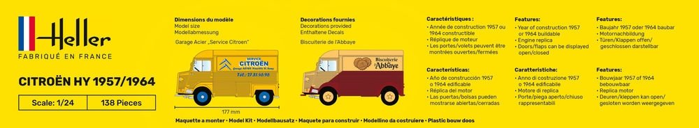 Heller 80744 Citroen HY 1957/1964 Service Citroen 1/24 – zdjęcie 3