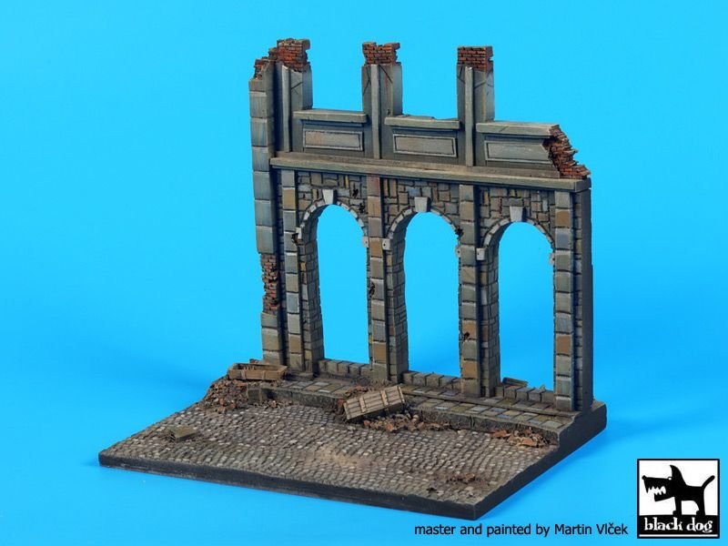 Black Dog D48002 House ruin (Europe) base 1/48 – zdjęcie 4
