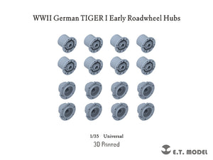 ET Model P35-295 Moyeux de roues de route pour le Tiger I allemand de la Seconde Guerre mondiale (version initiale) à l&amp;#39;échelle 1/35