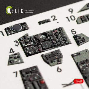 KELIK K48056 F-4G INTERIOR 3D DECALS FOR MENG KIT 1/48 – image 5