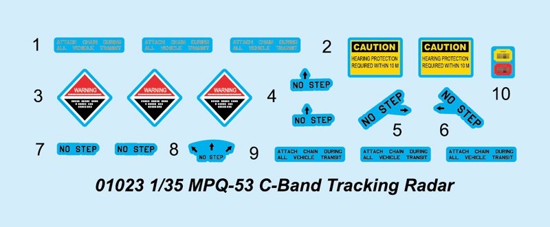 Trumpeter 01023 MPQ-53 C-Band Tracking Radar 1/35 – zdjęcie 2