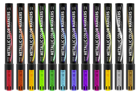 DSPIAE MKA-12 Super Metallic Color Marker Bronze – zdjęcie 2