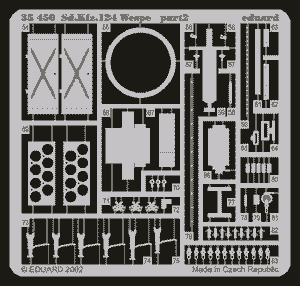 Eduard 35450 Sd. Kfz.124 Wespe 1/35 Tamiya – zdjęcie 2