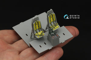 Quinta Studio QDS-48542 Boeing B-17F 3D-Printed &amp;amp; coloured Interior on decal paper (HK models, Eduard) (small version) 1/48 – Bild 10