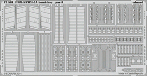 Eduard 72581 PBM-5/ PBM-5A bomb bay 1/72 MINICRAFT – zdjęcie 2