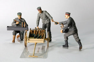 Copper State Models F32-006 German aerodrome personnel ordnance team with cart 1/32 – zdjęcie 4