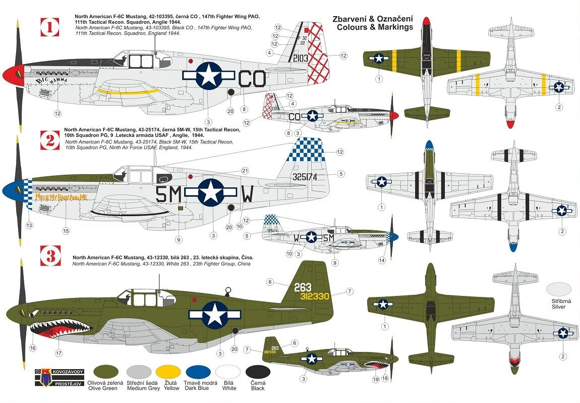 Kovozavody Prostejov KPM0246 F-6C &amp;quot;Photo-recce Mustang&amp;quot; 1/72 – image 2