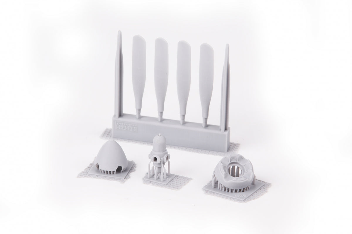 Eduard 672362 P-51D Hamilton Standard propeller uncuffed PRINT EDUARD 1/72 – zdjęcie 3