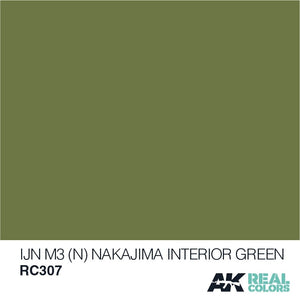 AK Interactive RC307 IJN M3 (N) NAKAJIMA INTERIOR GREEN 10ML – zdjęcie 2