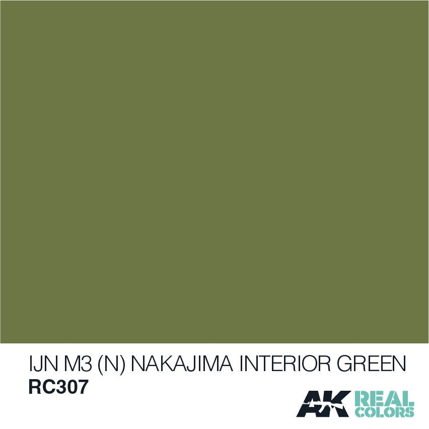 AK Interactive RC307 IJN M3 (N) NAKAJIMA INTERIOR GREEN 10ML – zdjęcie 2