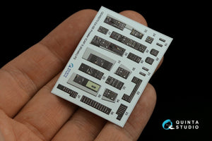 Quinta Studio QDS-48270 EA-6B Prowler (ICAP II) 3D-Printed &amp;amp; colored Interior on decal paper (Kinetic) (Small version) 1/48 – image 7