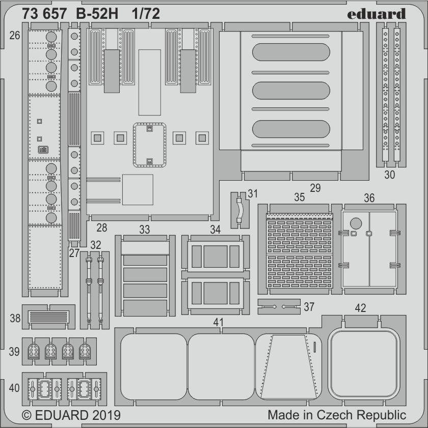 Eduard 73657 B-52H interior 1/72 MODELCOLLECT – image 2