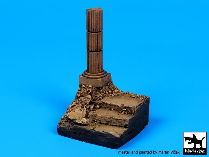 Black Dog D35039 Stairs with column base 1/35 – zdjęcie 5