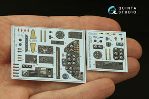 Quinta Studio QD32166 Do 335A-12 3D-Printed &amp;amp; coloured Interior on decal paper (Zoukei-Mura) 1/32 – zdjęcie 17