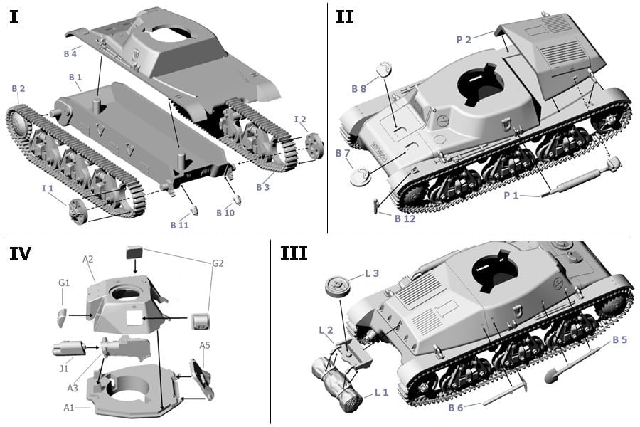 First To Fight PL081 - PzKpfw 38(t) Ausf. A (LT VZ .38) German Light Tank 1/72 – image 4