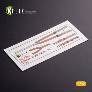 KELIK K32001 GLOSTER GLADIATOR MK.II INTERIOR 3D DECALS FOR ICM KIT 1/32 – zdjęcie 4