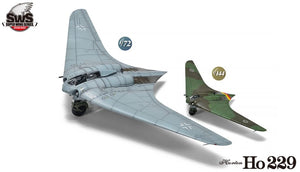 Zoukei-Mura SWS7201 Ho 229 Horten 1/72 &amp;amp; 1/144 – zdjęcie 3