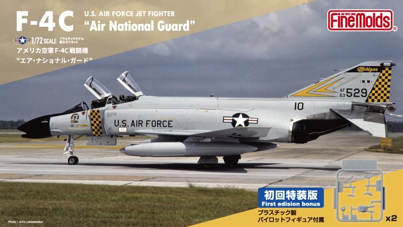 Fine Molds FP46S U.S. Air Force Jet Fighter F-4C &amp;quot;Air National Guard&amp;quot; 1/72