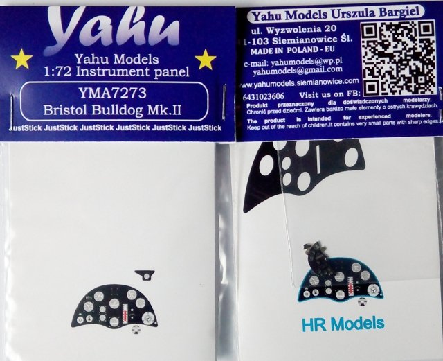 Yahu YMA7273 Bristol Bulldog Mk.II (HR Model, Airfix) 1/72