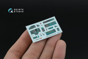 Quinta Studio QD+48560 MiG-25PD 3D-Printed &amp;amp; coloured Interior on decal paper (ICM) (with 3D-printed resin parts) 1/48 – zdjęcie 2