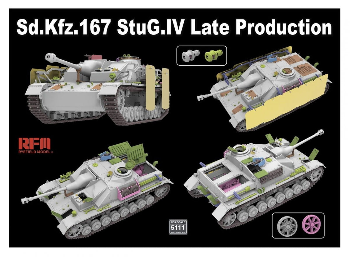 Rye Field Model 5111 Sd.Kfz. 167 StuG.IV Late Production 1/35 – zdjęcie 2