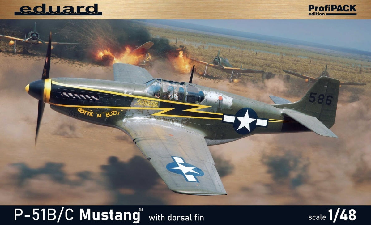 Eduard 82108 P-51B/ C Mustang w/ dorsal fin 1/48 – zdjęcie 3