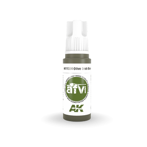 AK Interactive AK11334 Olive Drab Base 17ml – immagine 2