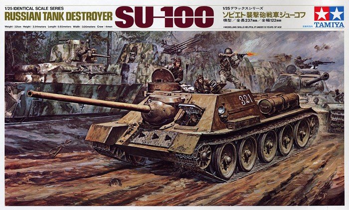Maquette Tamiya 25104 SU-100 russe (1/25) 