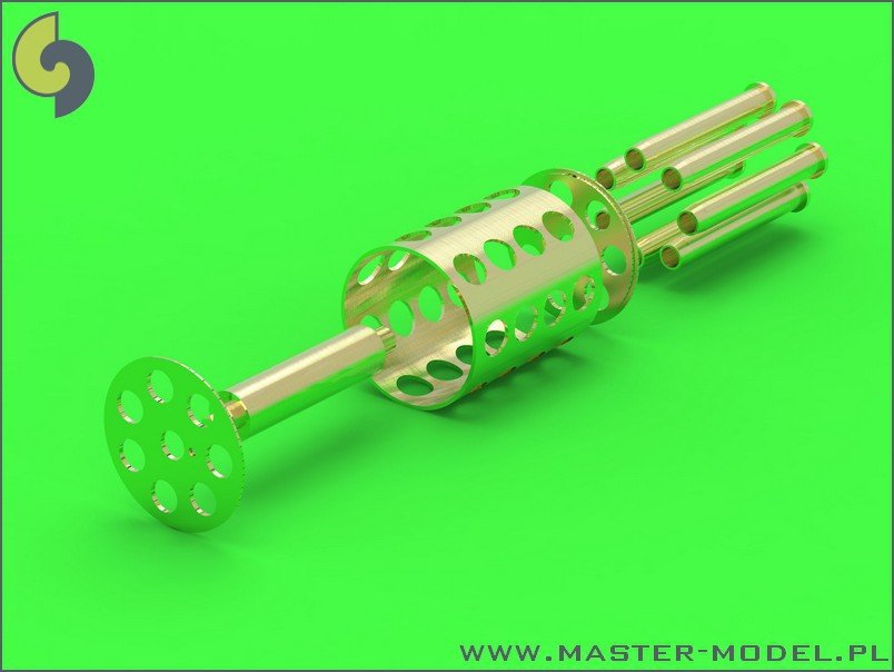 Master AM-32-059 Fairchild A-10 Thunderbolt II - GAU-8 Avenger gun tip and Pitot Tube 1/32 – immagine 2