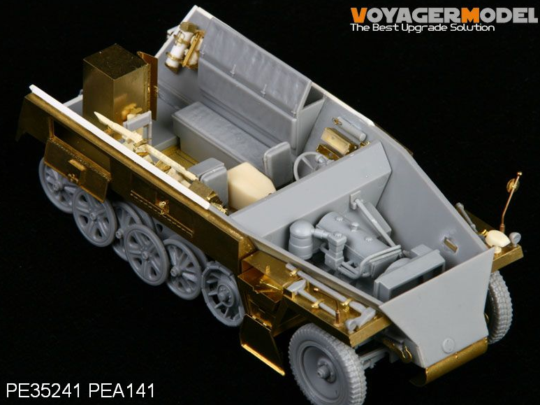 Voyager Model PEA141 WWII German Sd.Kfz.250 NEU Stowage Bins &amp;amp; Fenders (For DRAGON Kit) 1/35 – zdjęcie 4