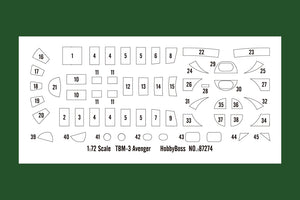 Hobby Boss 87274 TBM-3 Avenger 1/72 – zdjęcie 3