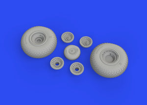 Eduard 6481024 B-17F wheels cross tread EDUARD 1/48 – zdjęcie 3