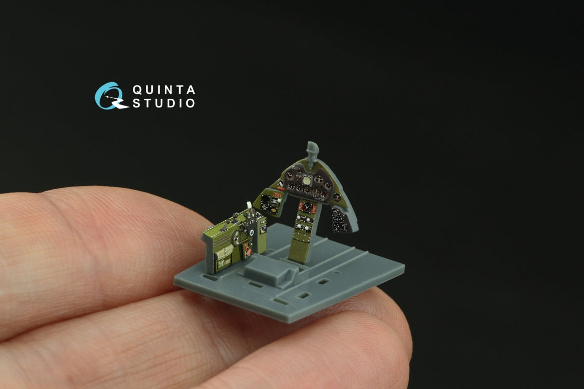 Quinta Studio QD72148 F6F-5 Hellcat 3D-Printed coloured Interior on decal paper (Eduard) 1/72 – zdjęcie 8