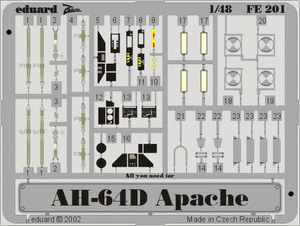 Eduard 49201 AH-64D 1/48 Hasegawa