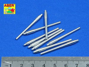 Aber 350L-09 Set of 9 pcs 460 mm barrels for Japanese ships Yamato and Musashi 1/350 – image 2