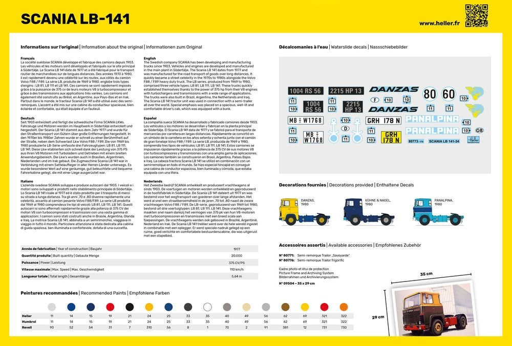 Heller 56773 Starter Kit - Truck LB-141 1/24 – zdjęcie 5