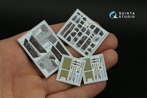 Quinta Studio QD48373 F/A-18F late / EA-18G 3D-Printed &amp;amp; colored Interior on decal paper (Hobby Boss) 1/48 – image 5