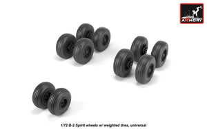Armory Models AW72326 B-2 Spirit wheels w/ weighted tires 1/72 – zdjęcie 4