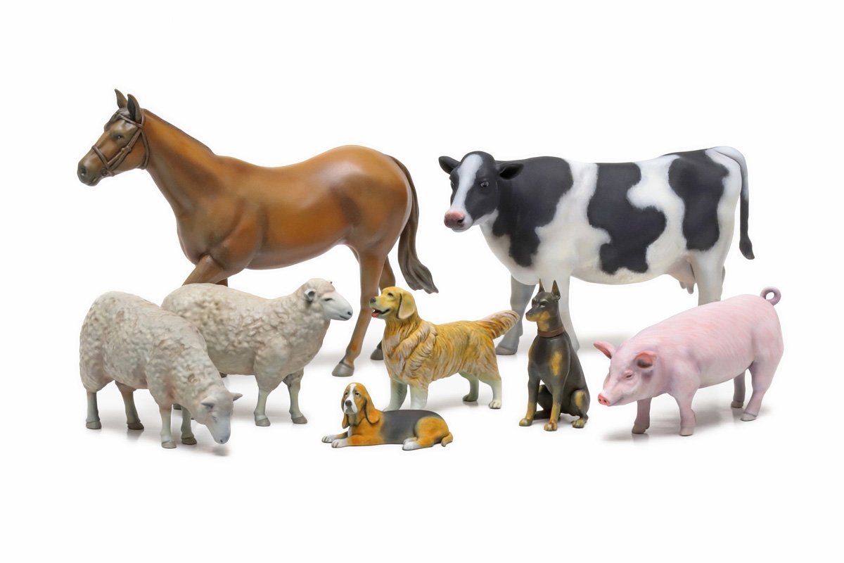 Tamiya 35385 Livestock Set II 1/35 – zdjęcie 3