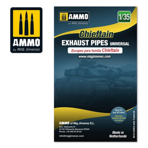 Ammo of Mig 8085 Chieftain exhaust pipes universal 1/35 – zdjęcie 2