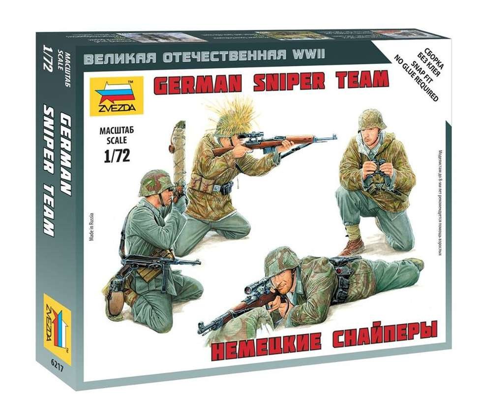 Zvezda 6217 German Sniper Team 1/72