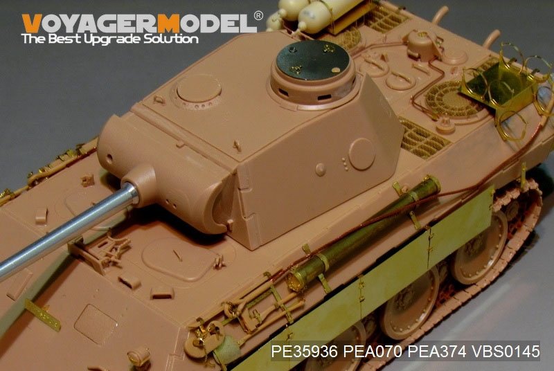 Voyager Model PE35936 WWII German Panther D w/&amp;quot;Stadtgas&amp;quot; Fuel Tanks Basic For MENG TS-038 1/35 – zdjęcie 14