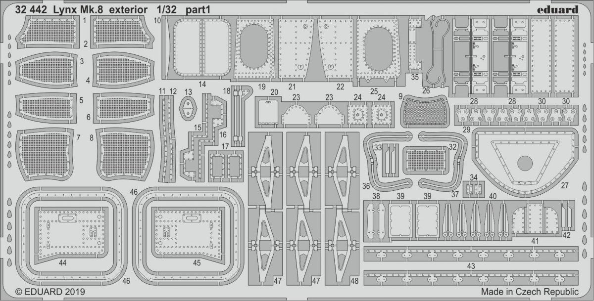 Eduard 32442 Lynx Mk.8 exterior REVELL 1/32 – zdjęcie 2