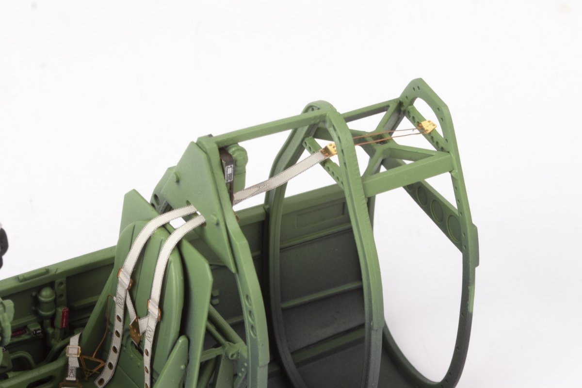 Eduard 23037 Spitfire Mk. IXc seatbelts STEEL AIRFIX 1/24 – zdjęcie 2