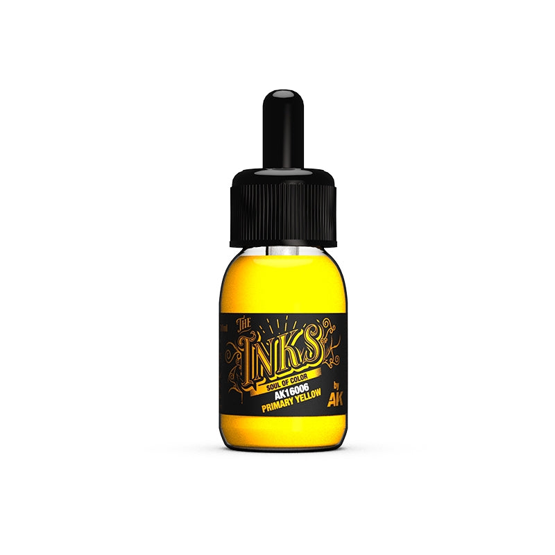 AK Interactive AK16021 PRIMARY COLORS – INK SET 3x30ml – zdjęcie 4